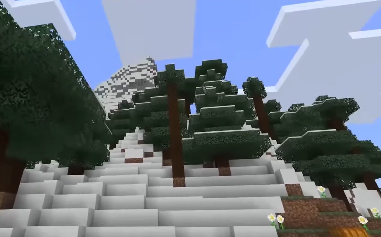 Minecraft Mountains Landscape